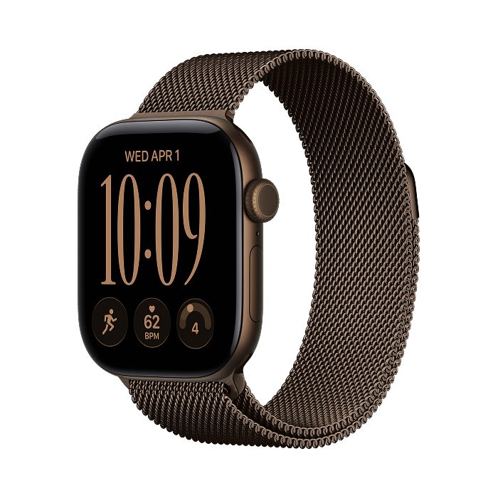 Умные часы Apple Watch Series 12 42mm Dark Bronze, Milanese Loop Dark Bronze