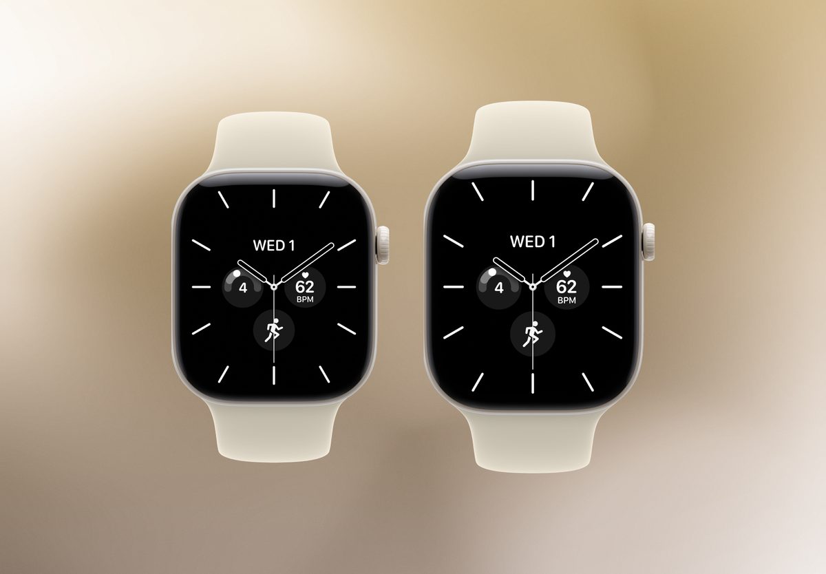 Умные часы Apple Watch Series 12 42mm Pearl White, Sport Band Sand, M/L, фото 5