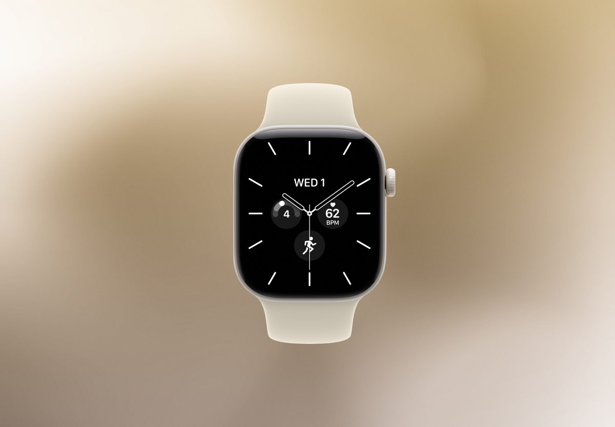 Умные часы Apple Watch Series 12 42mm Pearl White, Sport Band Sand, S/M, фото 3