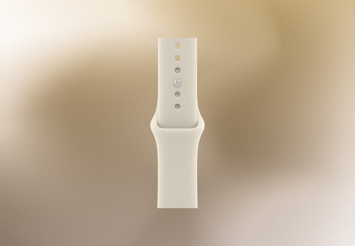Умные часы Apple Watch Series 12 42mm Pearl White, Sport Band Sand, S/M, фото 4