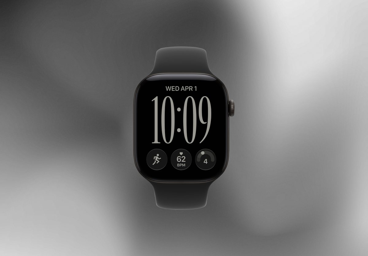 Умные часы Apple Watch Series 12 46mm Black Aluminium, Sport Band Black, M/L, фото 3
