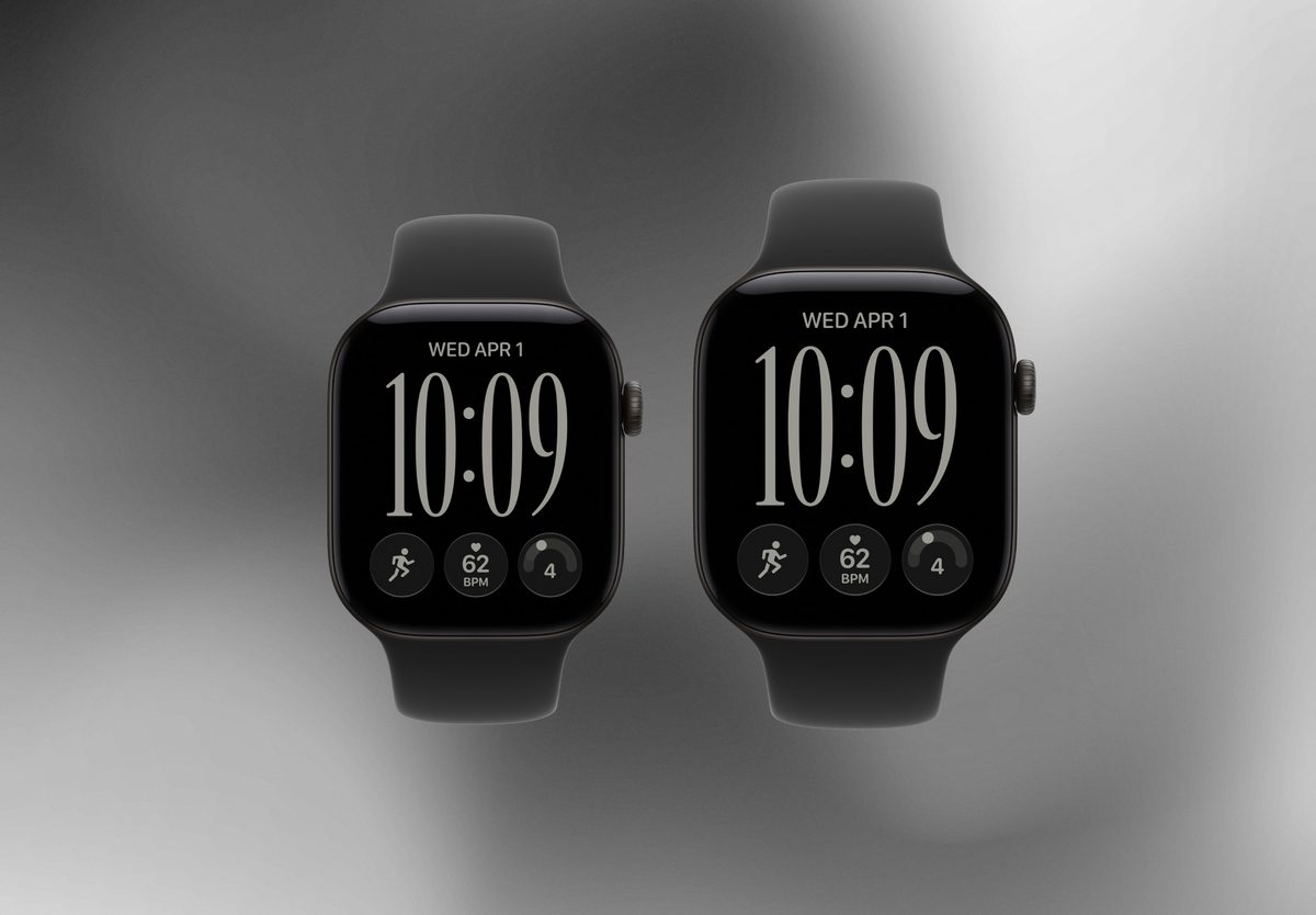 Умные часы Apple Watch Series 12 46mm Black Aluminium, Sport Band Black, M/L, фото 5
