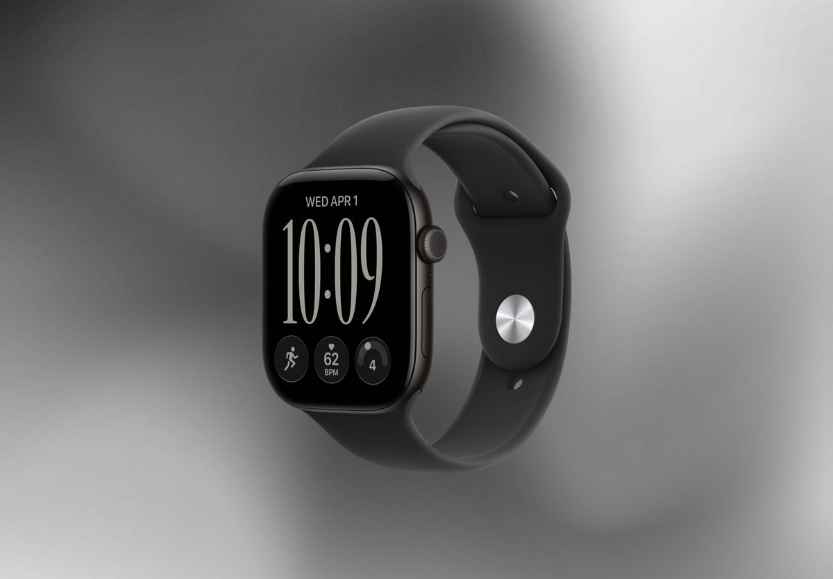 Умные часы Apple Watch Series 12 46mm Black Aluminium, Sport Band Black, S/M, превью следующего фото