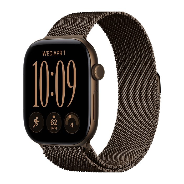Умные часы Apple Watch Series 12 46mm Dark Bronze, Milanese Loop Dark Bronze, S/M