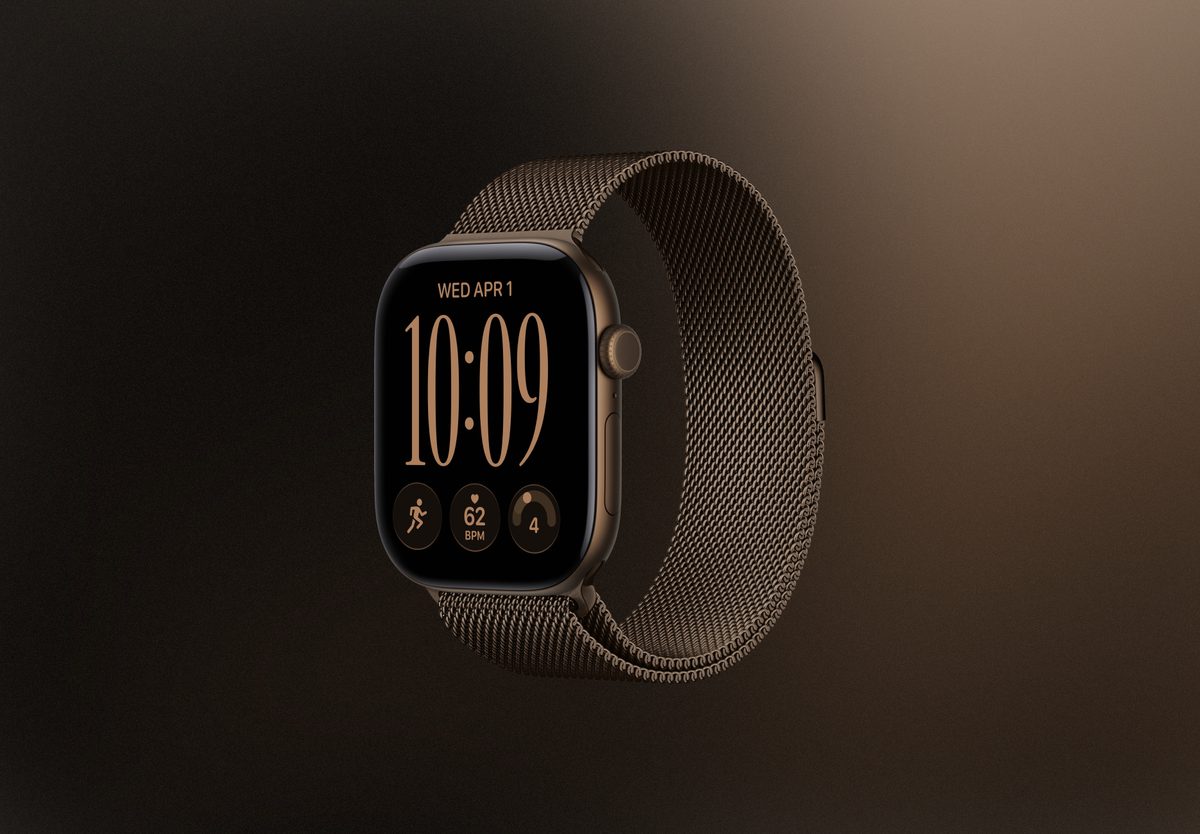 Умные часы Apple Watch Series 12 46mm Dark Bronze, Milanese Loop Dark Bronze, S/M, превью следующего фото