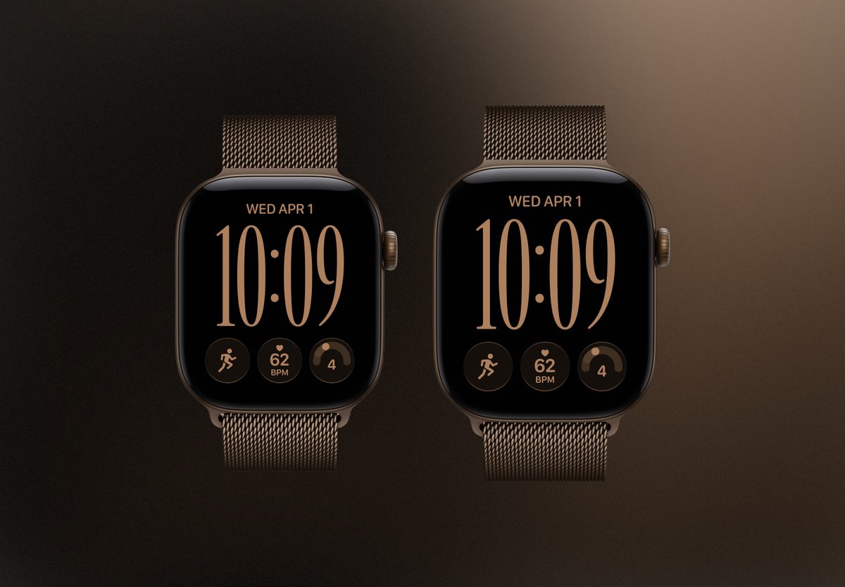 Умные часы Apple Watch Series 12 46mm Dark Bronze, Milanese Loop Dark Bronze, S/M, фото 6