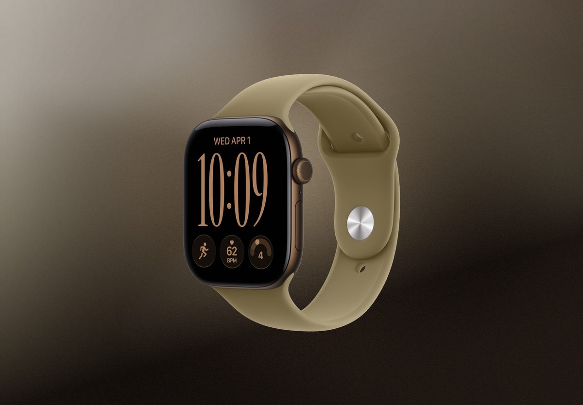 Умные часы Apple Watch Series 12 46mm Dark Bronze, Sport Band Olive, M/L, превью следующего фото