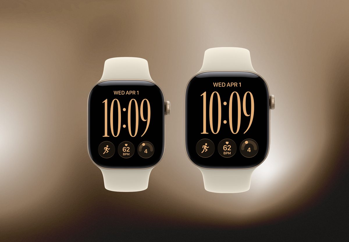 Умные часы Apple Watch Series 12 46mm Light Gold, Sport Band Sand, M/L, фото 5
