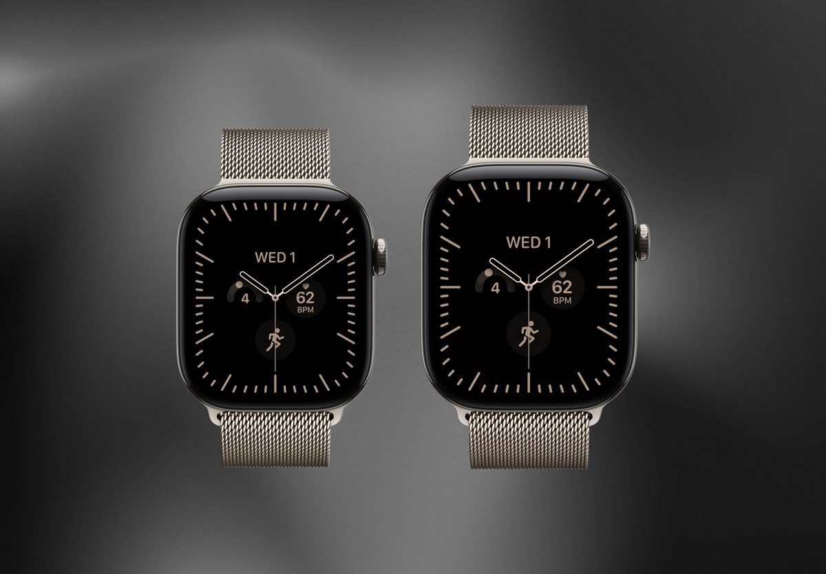 Умные часы Apple Watch Series 12 46mm Natural Titanium, Milanese Loop Natural, M/L, фото 5