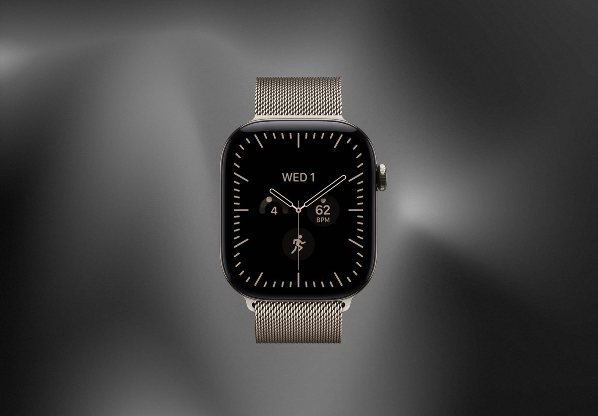 Умные часы Apple Watch Series 12 46mm Natural Titanium, Milanese Loop Natural, S/M, фото 3
