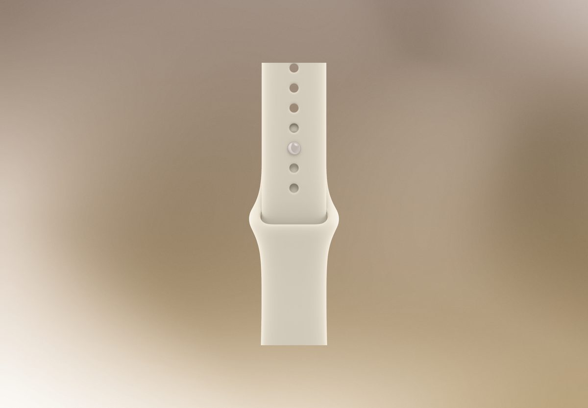 Умные часы Apple Watch Series 12 46mm Pearl White, Sport Band Sand, M/L, фото 4
