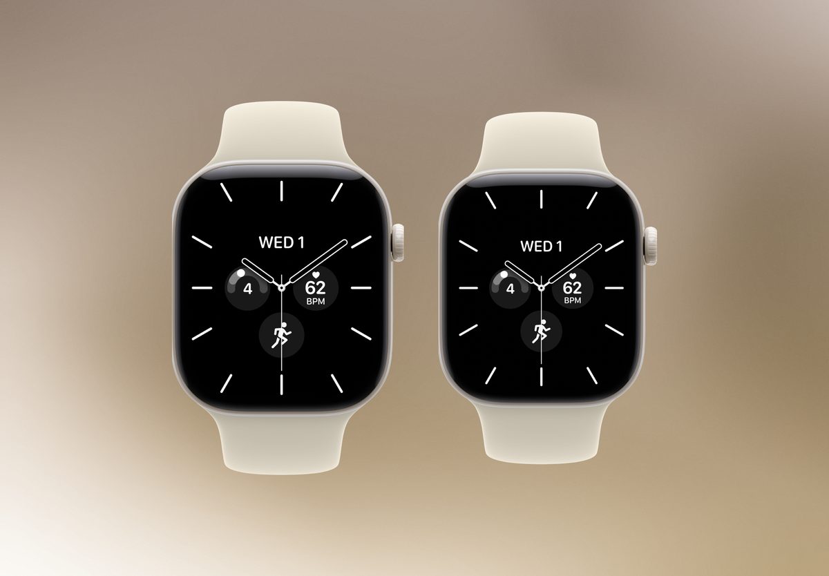 Умные часы Apple Watch Series 12 46mm Pearl White, Sport Band Sand, S/M, фото 5