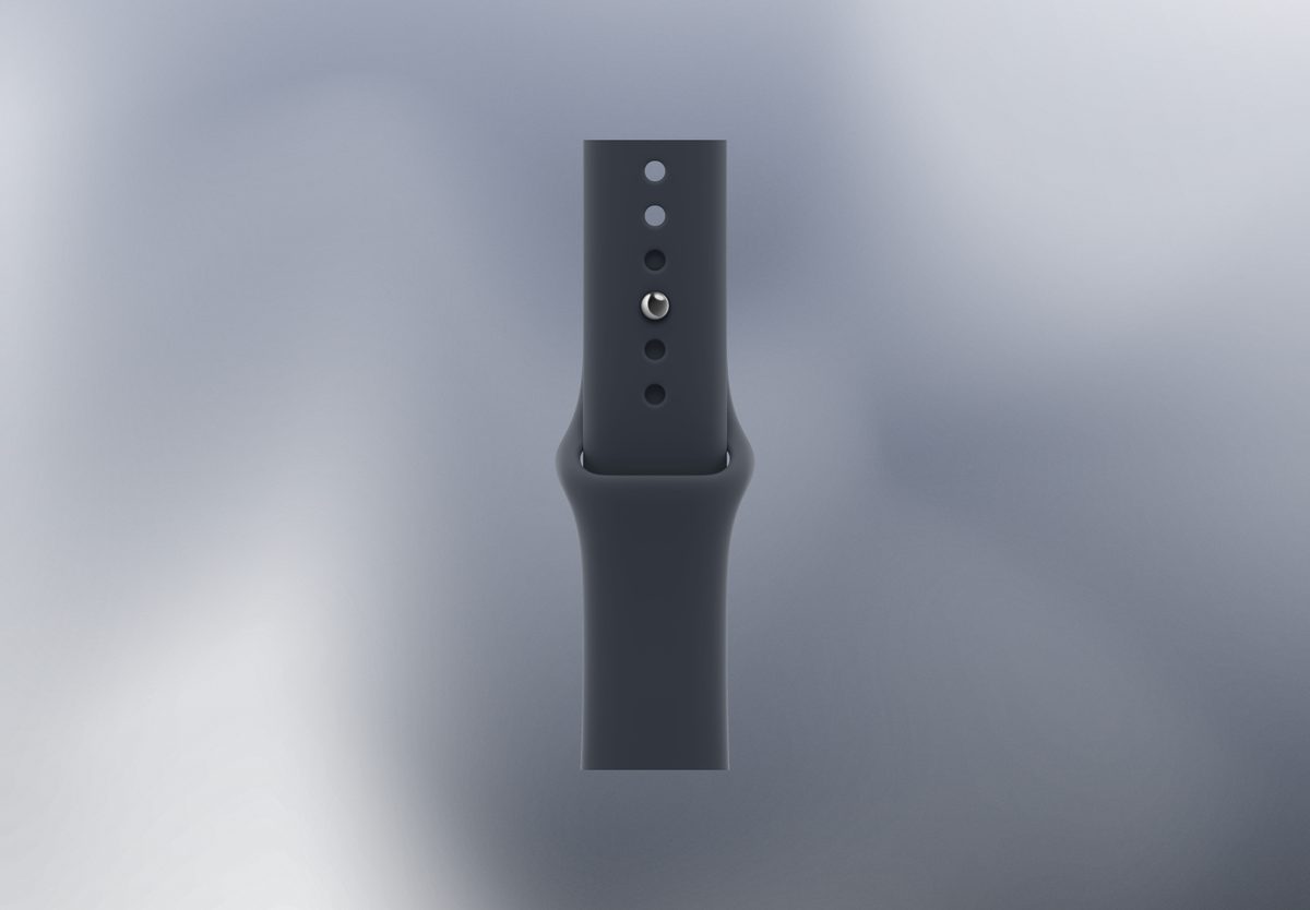 Умные часы Apple Watch Series 12 46mm Space Grey Aluminium, Sport Band Navy Blue, M/L, фото 4