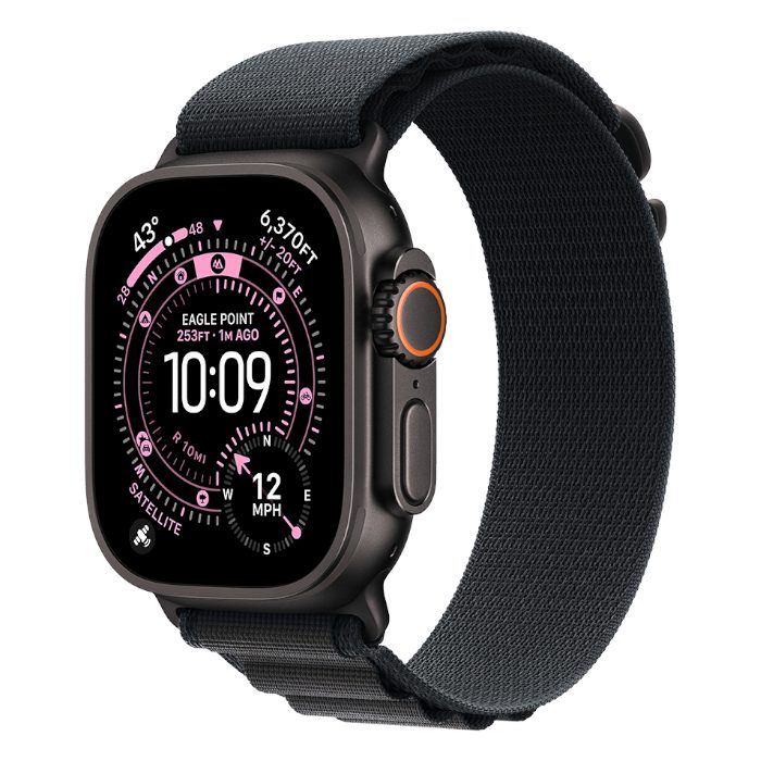 Умные часы Apple Watch Ultra 3 GPS 49mm Black Titanium, Alpine Black, M