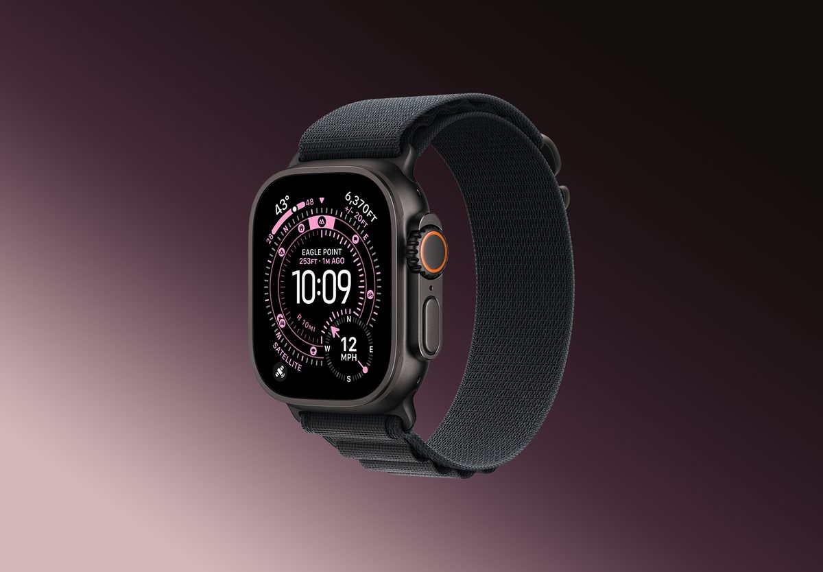 Умные часы Apple Watch Ultra 3 GPS 49mm Black Titanium, Alpine Black, S, превью следующего фото