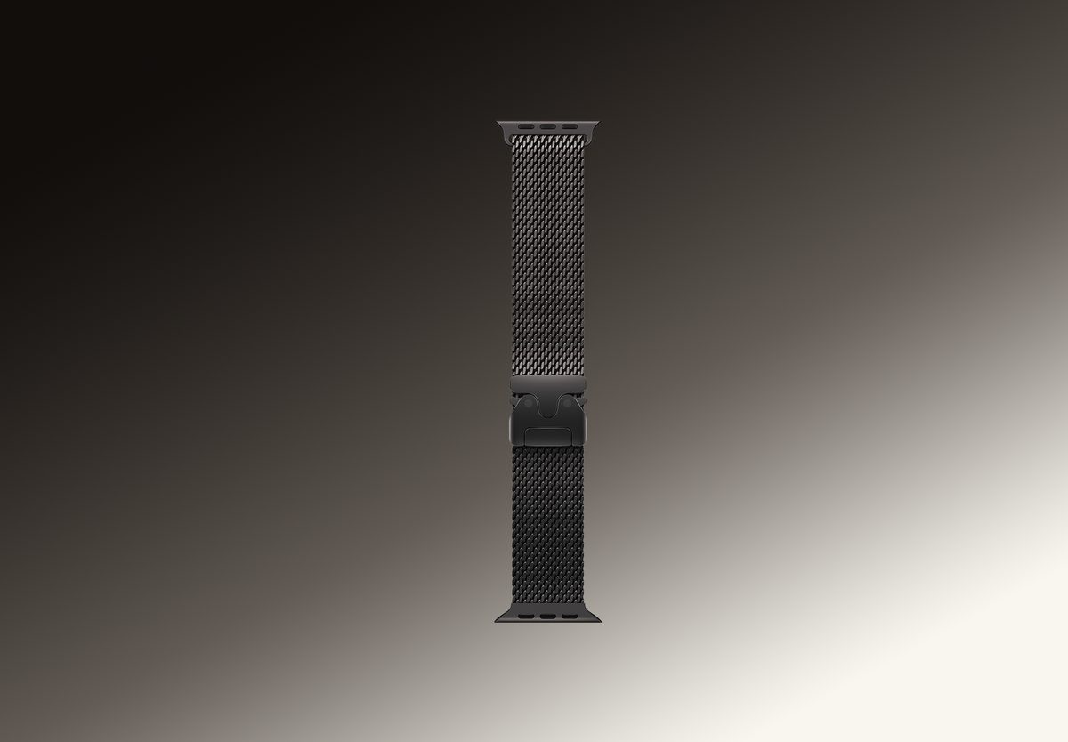 Умные часы Apple Watch Ultra 3 GPS 49mm Black Titanium, Milanese Loop, M, фото 4