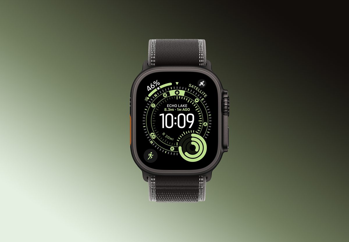 Умные часы Apple Watch Ultra 3 GPS 49mm Black Titanium, Trail Black/Charcoal, M/L, фото 3