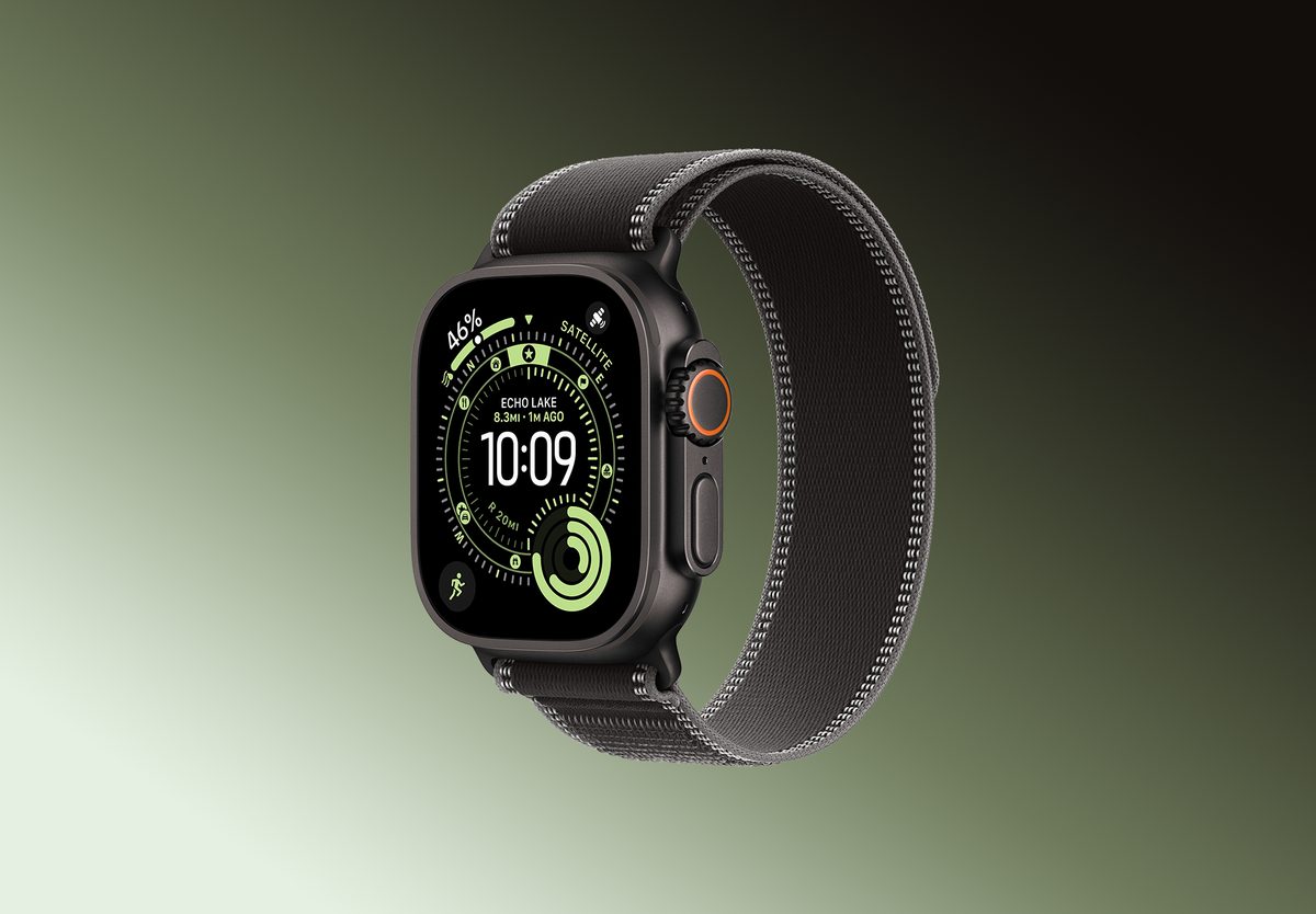 Умные часы Apple Watch Ultra 3 GPS 49mm Black Titanium, Trail Black/Charcoal, S/M, превью следующего фото