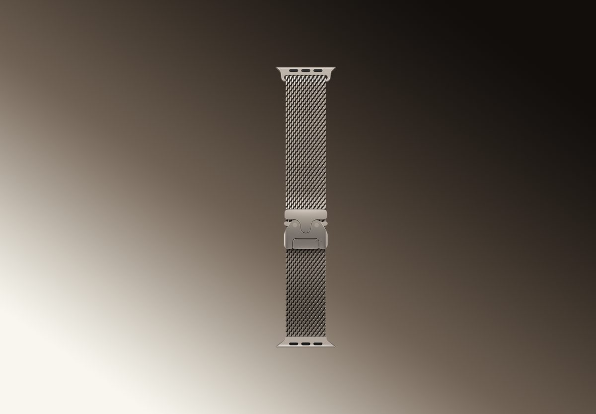Умные часы Apple Watch Ultra 3 GPS 49mm Natural Titanium, Milanese Loop, S, фото 4