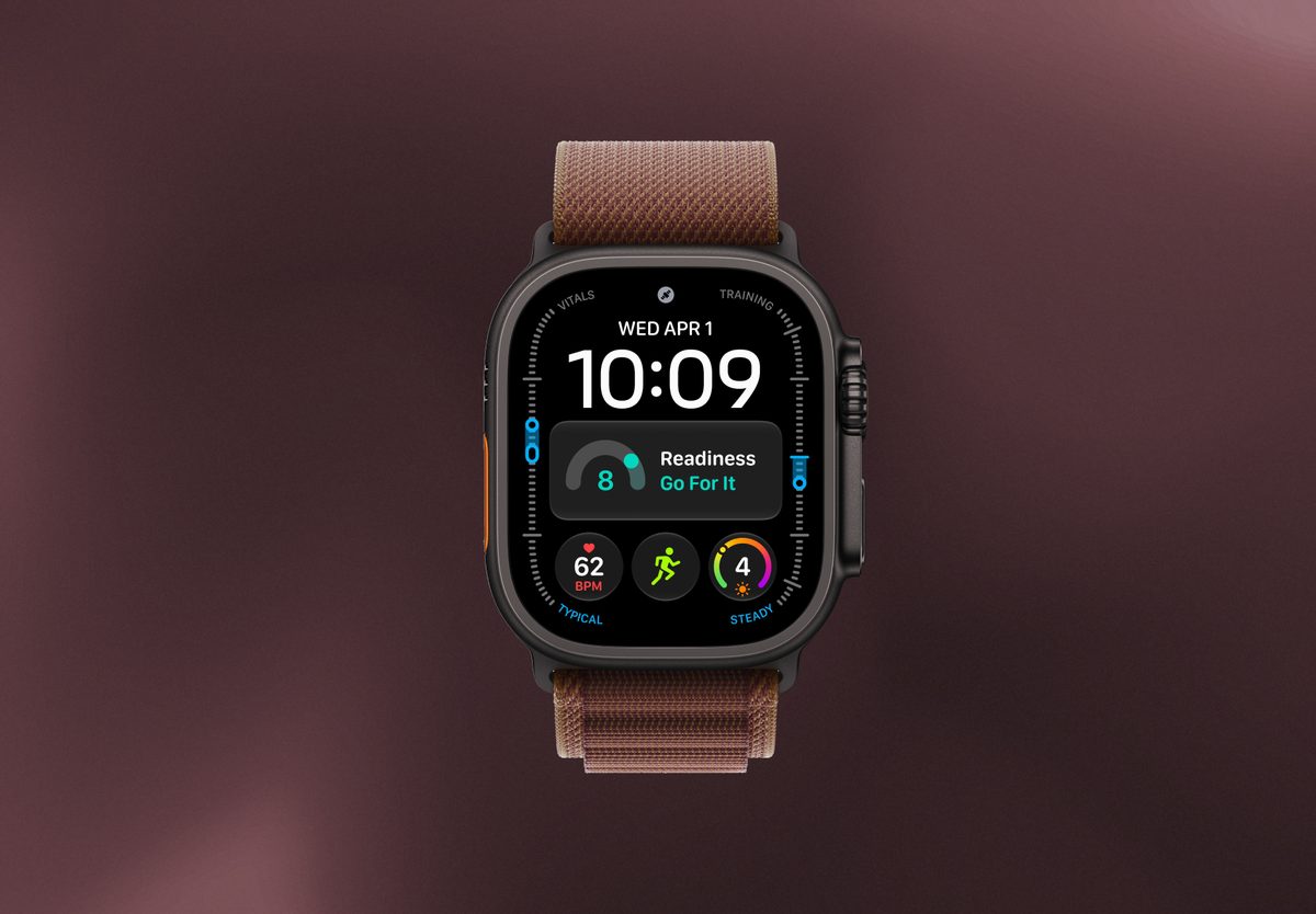 Умные часы Apple Watch Ultra 4 GPS 49mm Black Titanium, Alpine Burgundy, M, фото 3