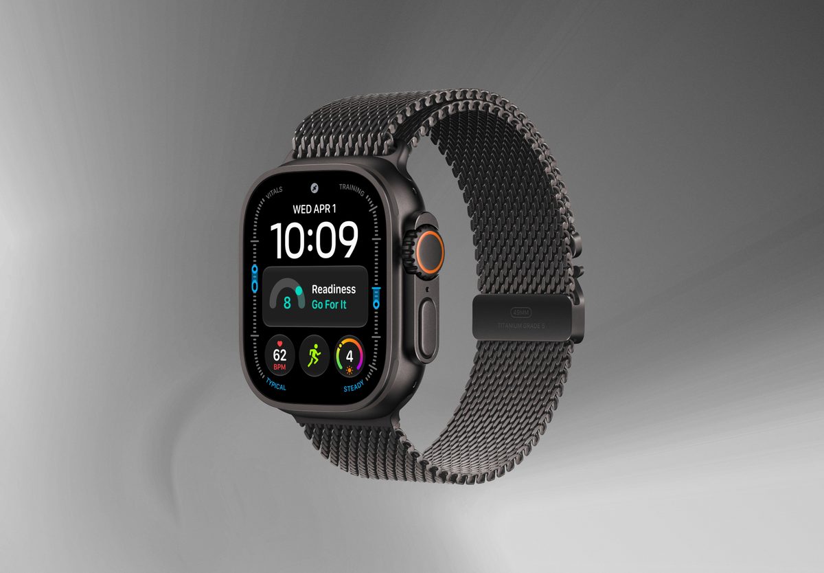 Умные часы Apple Watch Ultra 4 GPS 49mm Black Titanium, Milanese Loop, M, превью следующего фото
