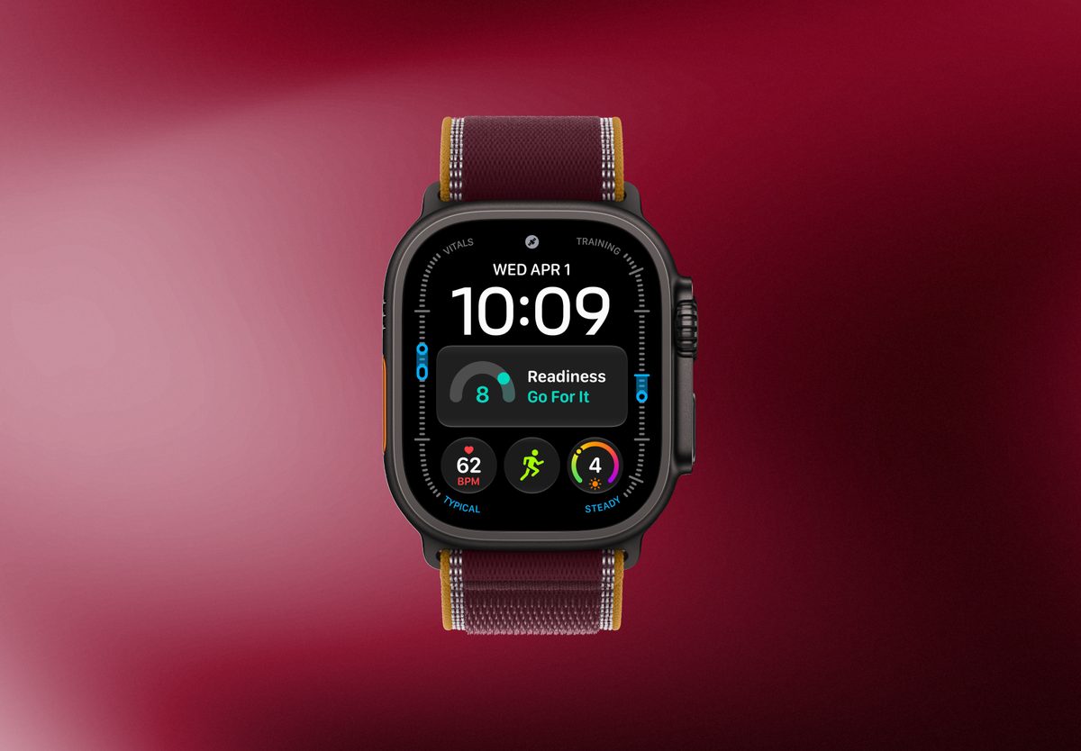 Умные часы Apple Watch Ultra 4 GPS 49mm Black Titanium, Trail Burgundy, M/L, фото 3
