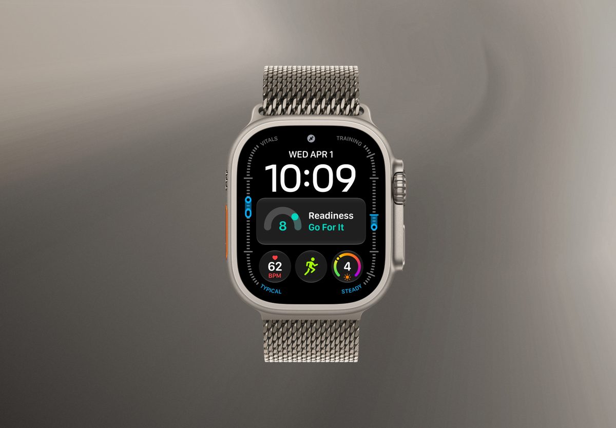 Умные часы Apple Watch Ultra 4 GPS 49mm Natural Titanium, Milanese Loop, L, фото 3