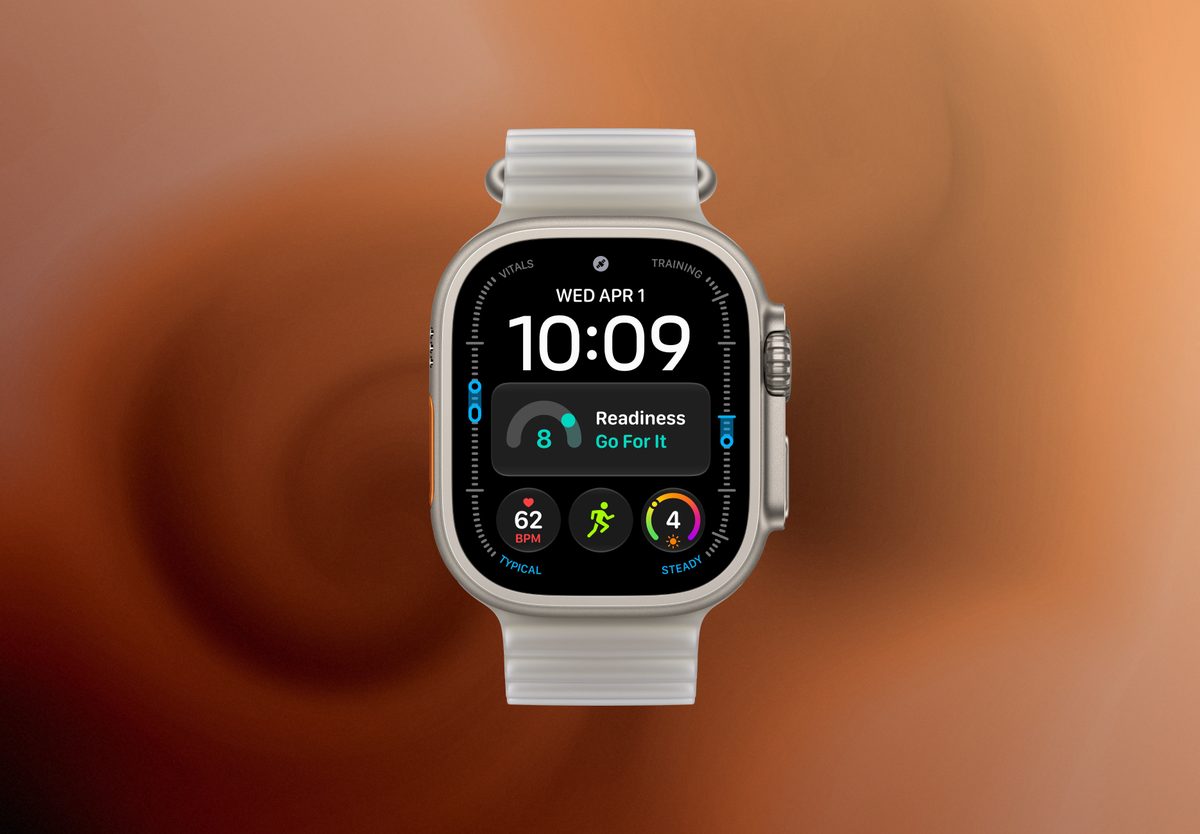 Умные часы Apple Watch Ultra 4 GPS 49mm Natural Titanium, Ocean Translucent Grey, фото 3