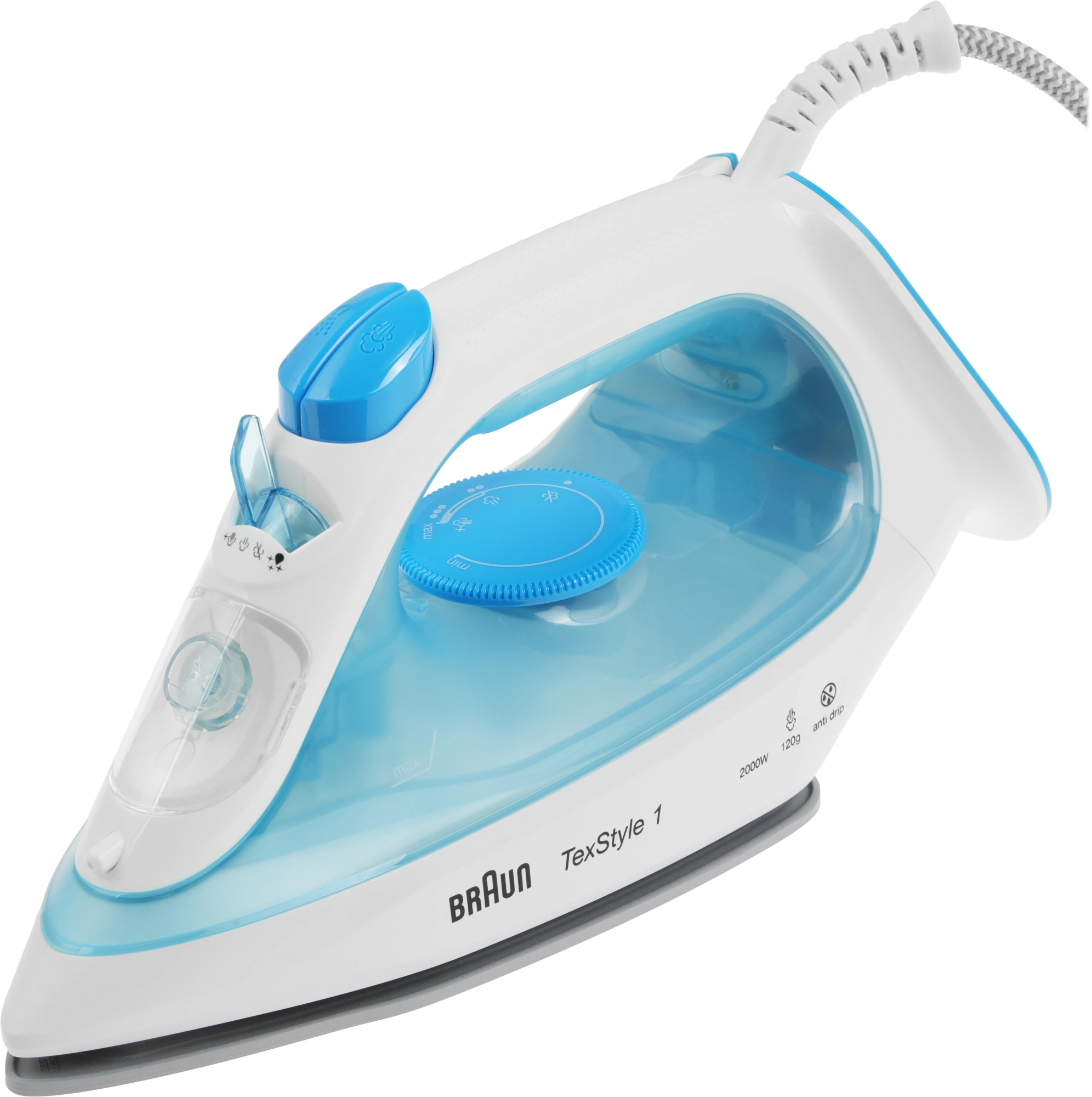 Утюг Braun SI1050BL 2000Вт голубой, превью следующего фото