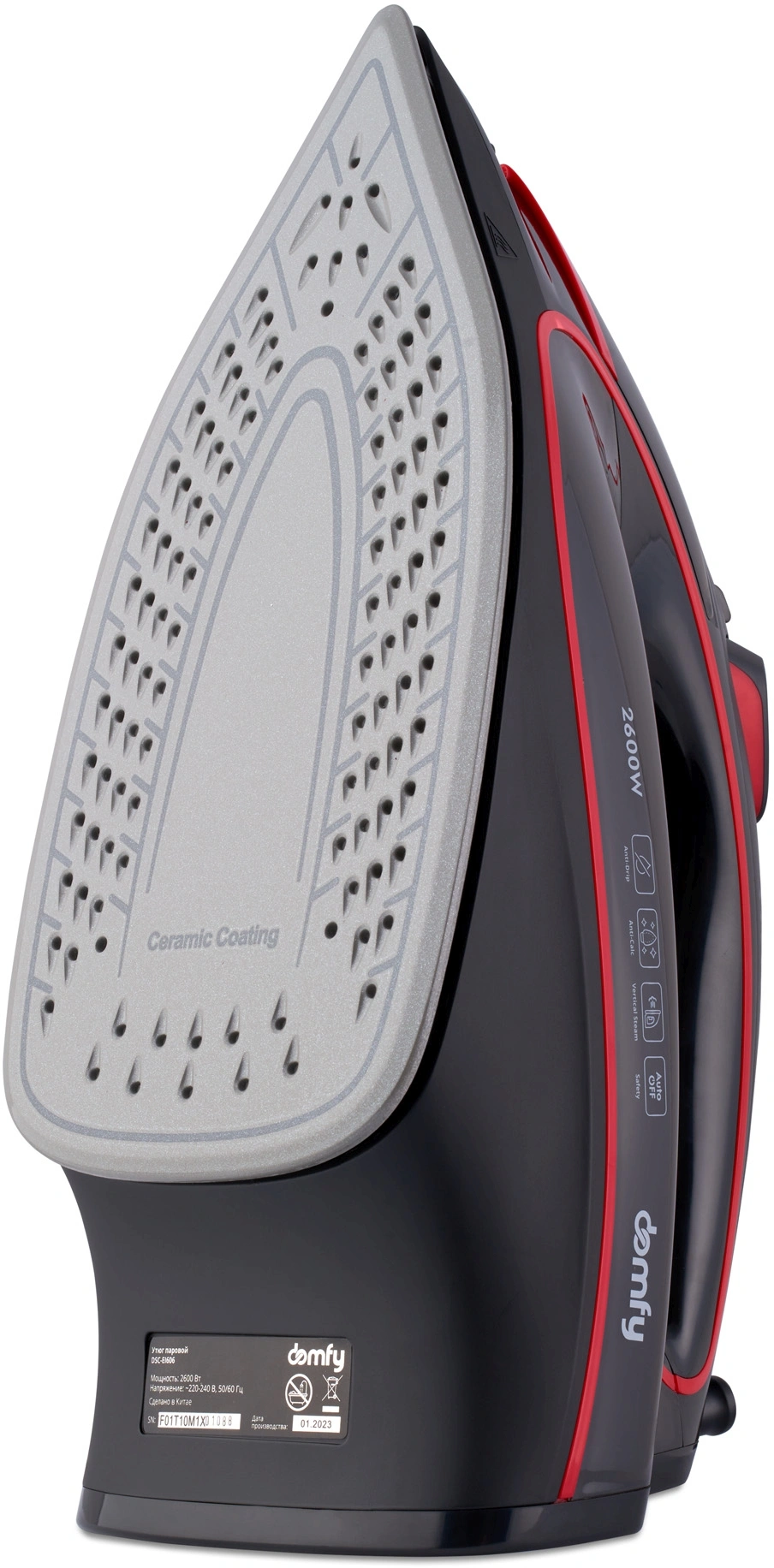 Утюг Domfy DSC-EI606, фото 4