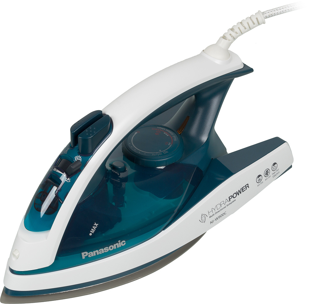 Утюг Panasonic NI-W900CMTW 2400Вт белый/голубой, фото 2