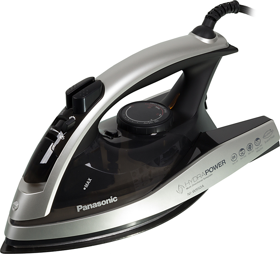Утюг Panasonic NI-W950ALTW черный, фото 2