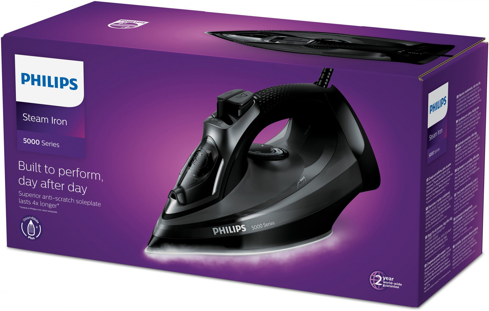 Утюг Philips DST5040/80 2600Вт черный, фото 7