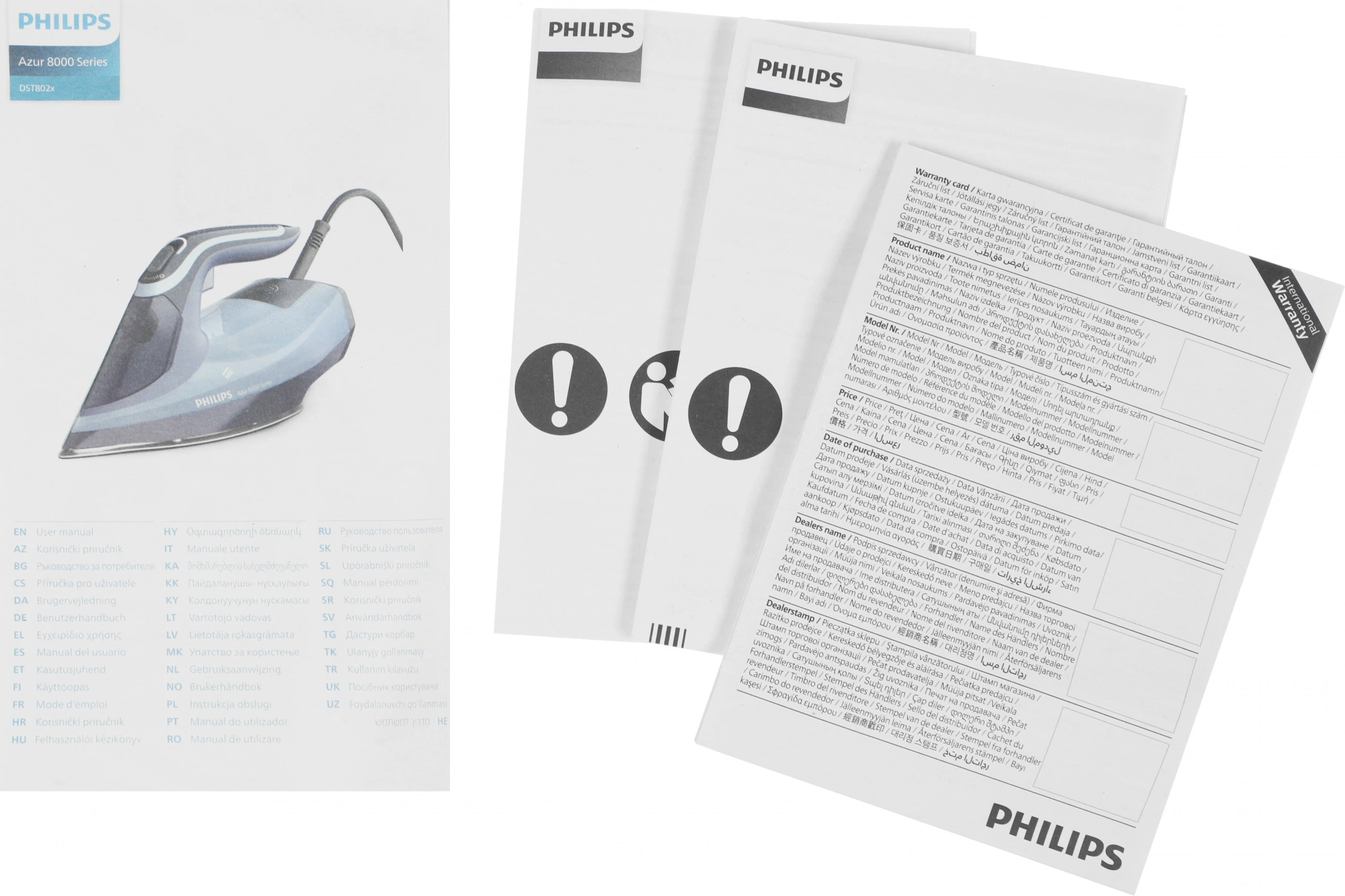 Утюг Philips DST8020/20 3000Вт синий, фото 11