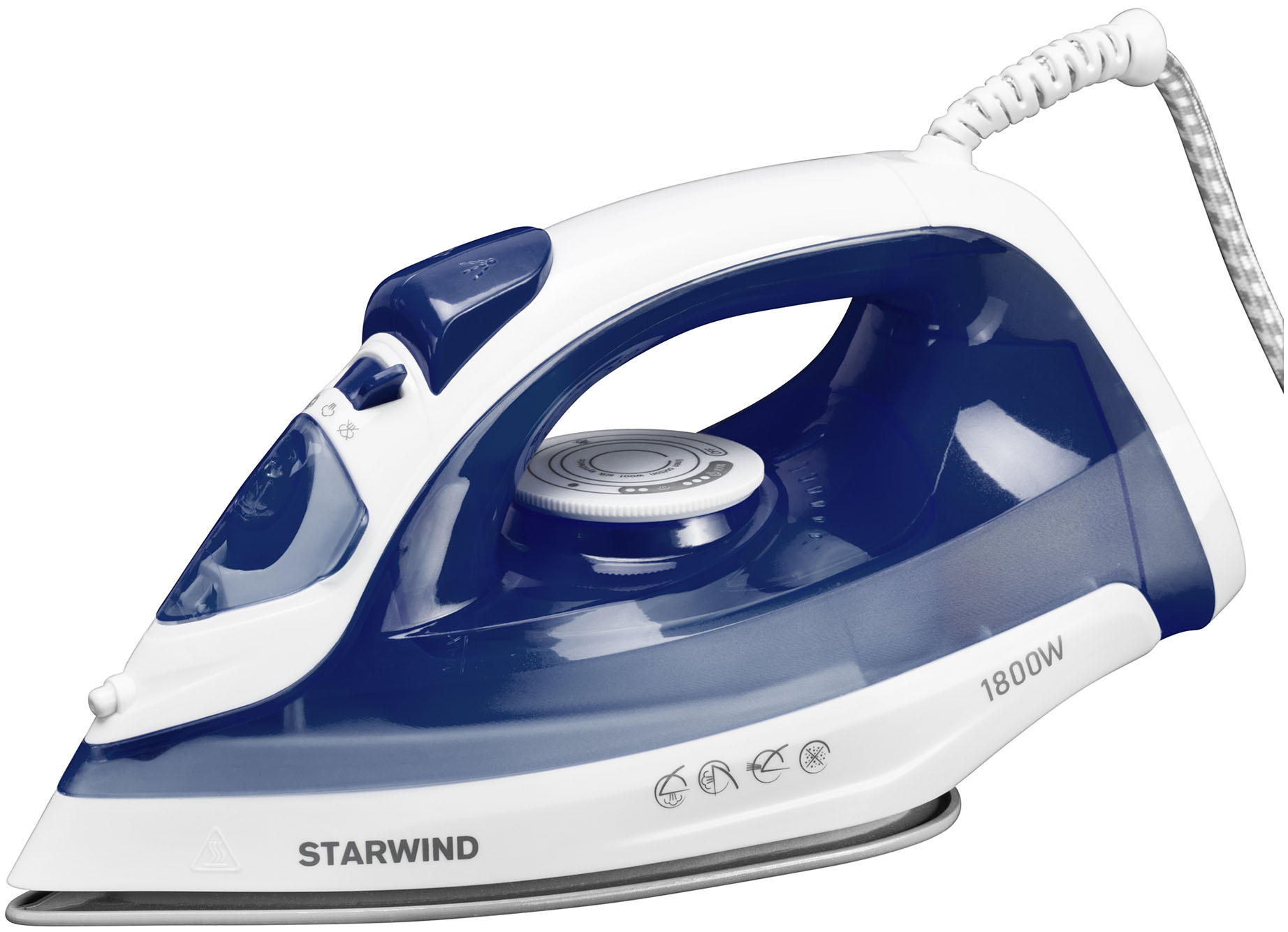 Утюг Starwind SIR2044 1800Вт темно-синий/белый, фото 2