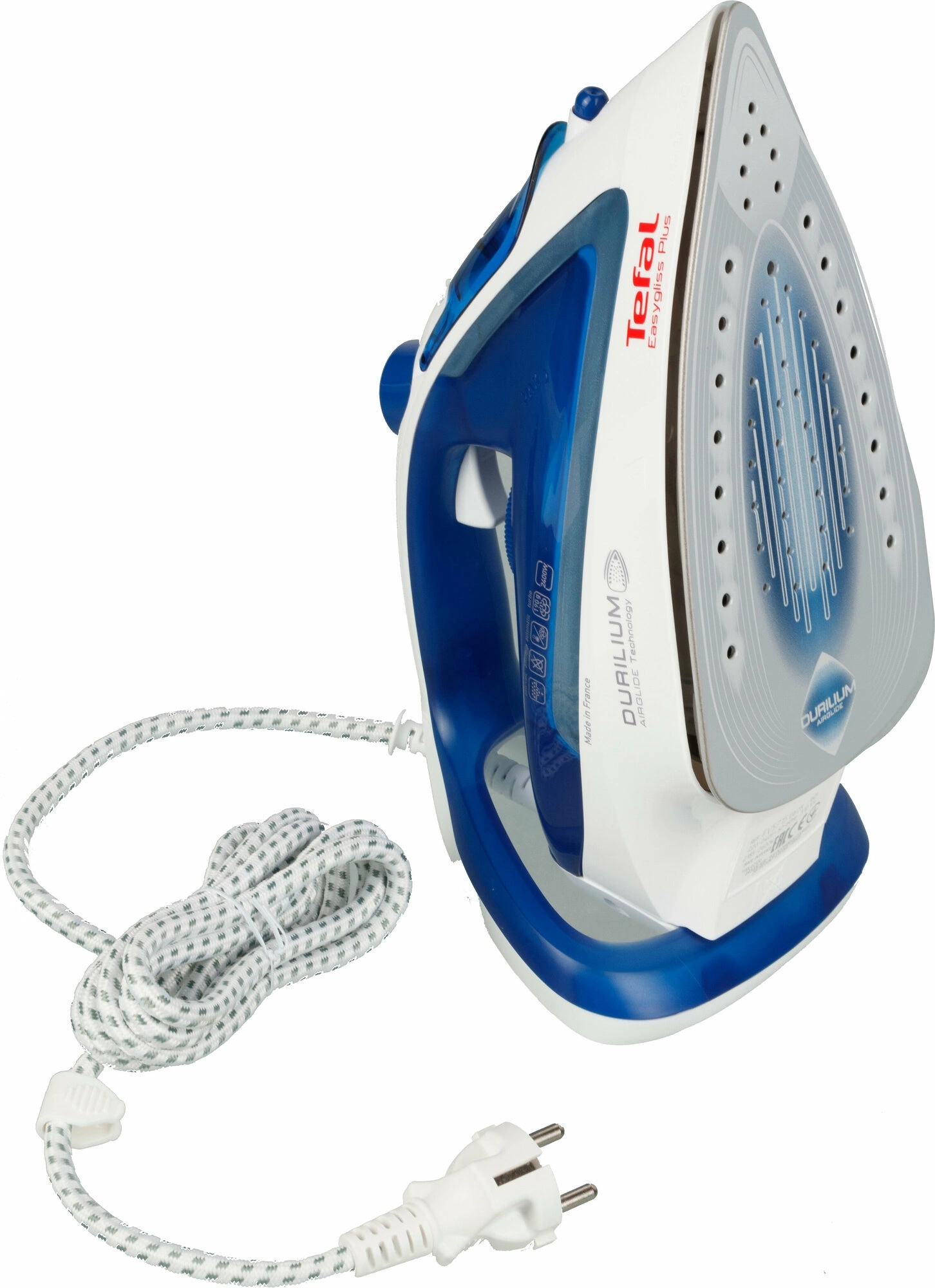 Утюг Tefal Easygliss Plus FV5715E0 2400Вт голубой/белый, превью предыдущего фото