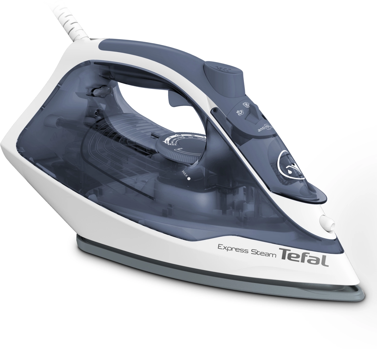 Утюг Tefal FV2837E0 2400Вт синий/белый, превью следующего фото