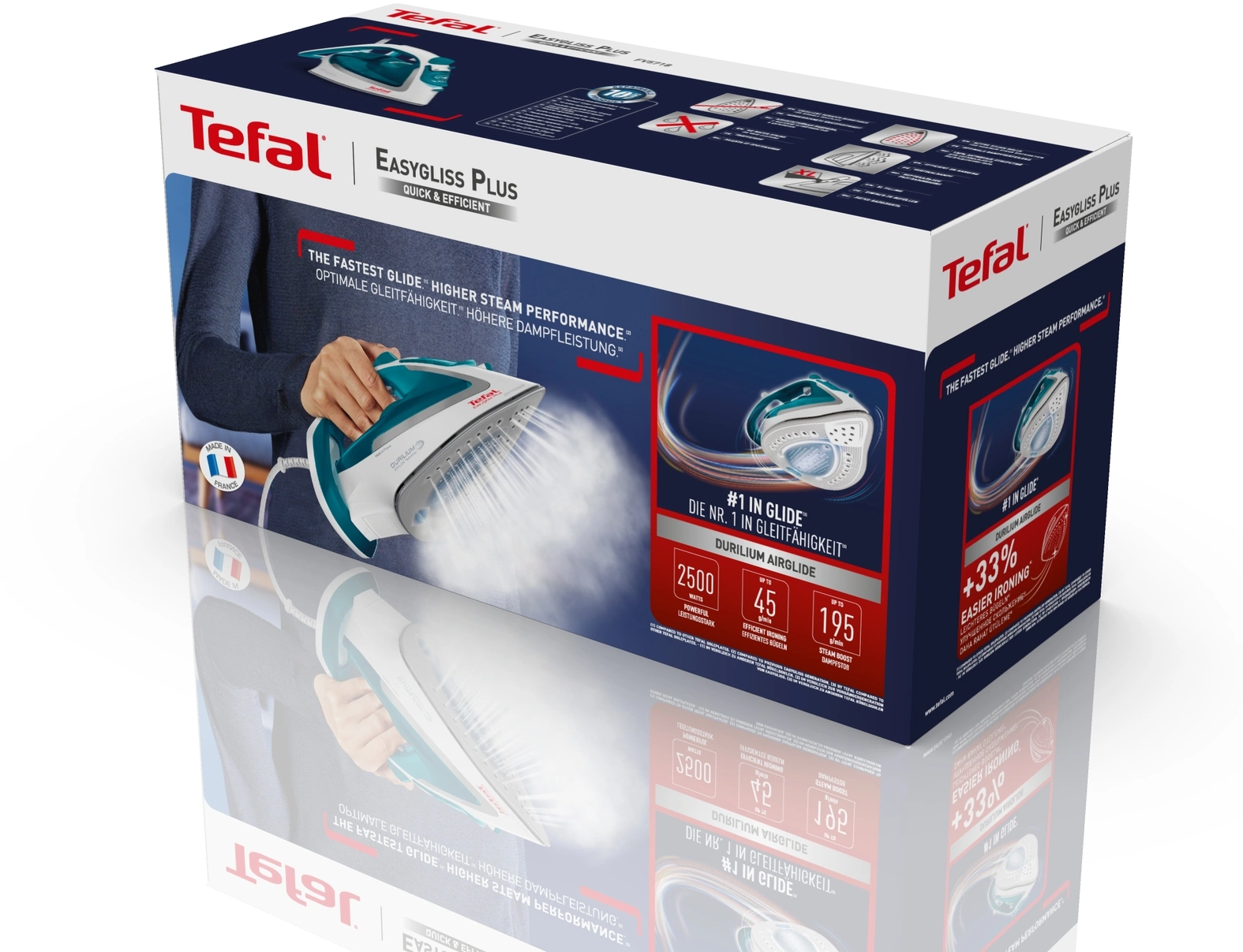 Утюг Tefal FV5718E0 голубой/белый, превью предыдущего фото
