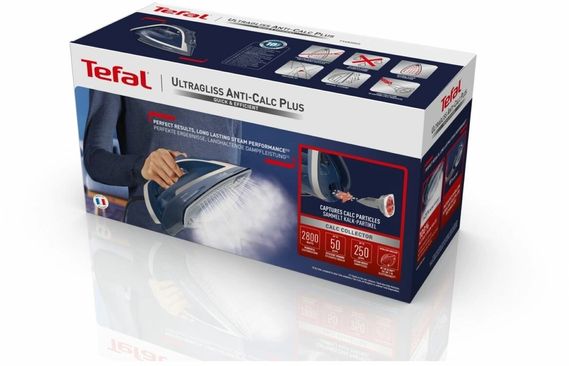 Утюг Tefal FV6830E0 2800Вт синий, фото 4