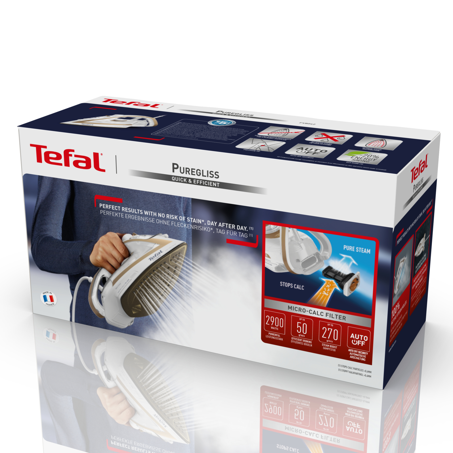 Утюг Tefal FV8042E0 бежевый/белый, превью предыдущего фото