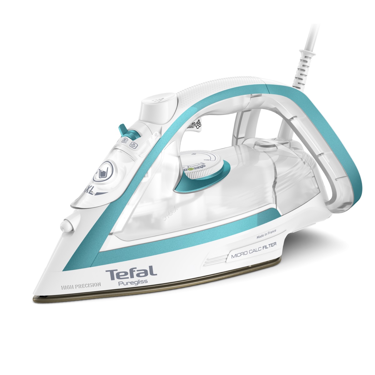 Утюг Tefal FV8044E0 белый/голубой