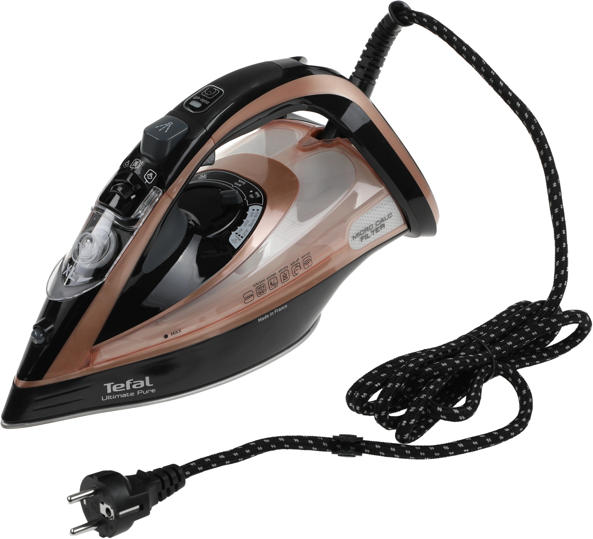 Утюг Tefal FV9845E0 черный/бежевый