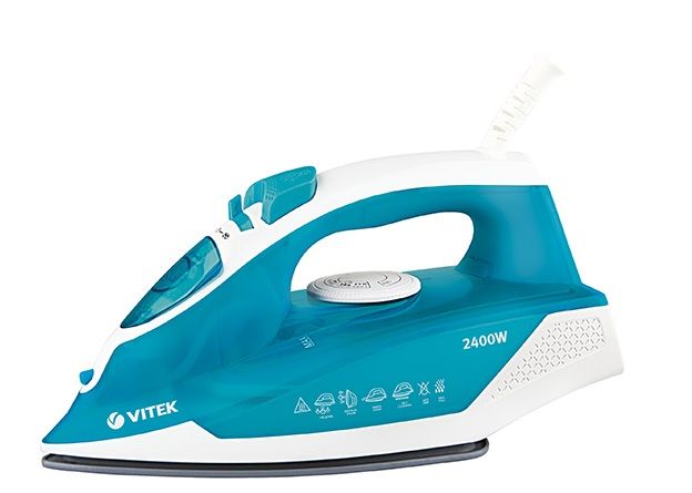 Утюг Vitek 8307-VT-01 2400Вт бирюзовый/белый, фото 2