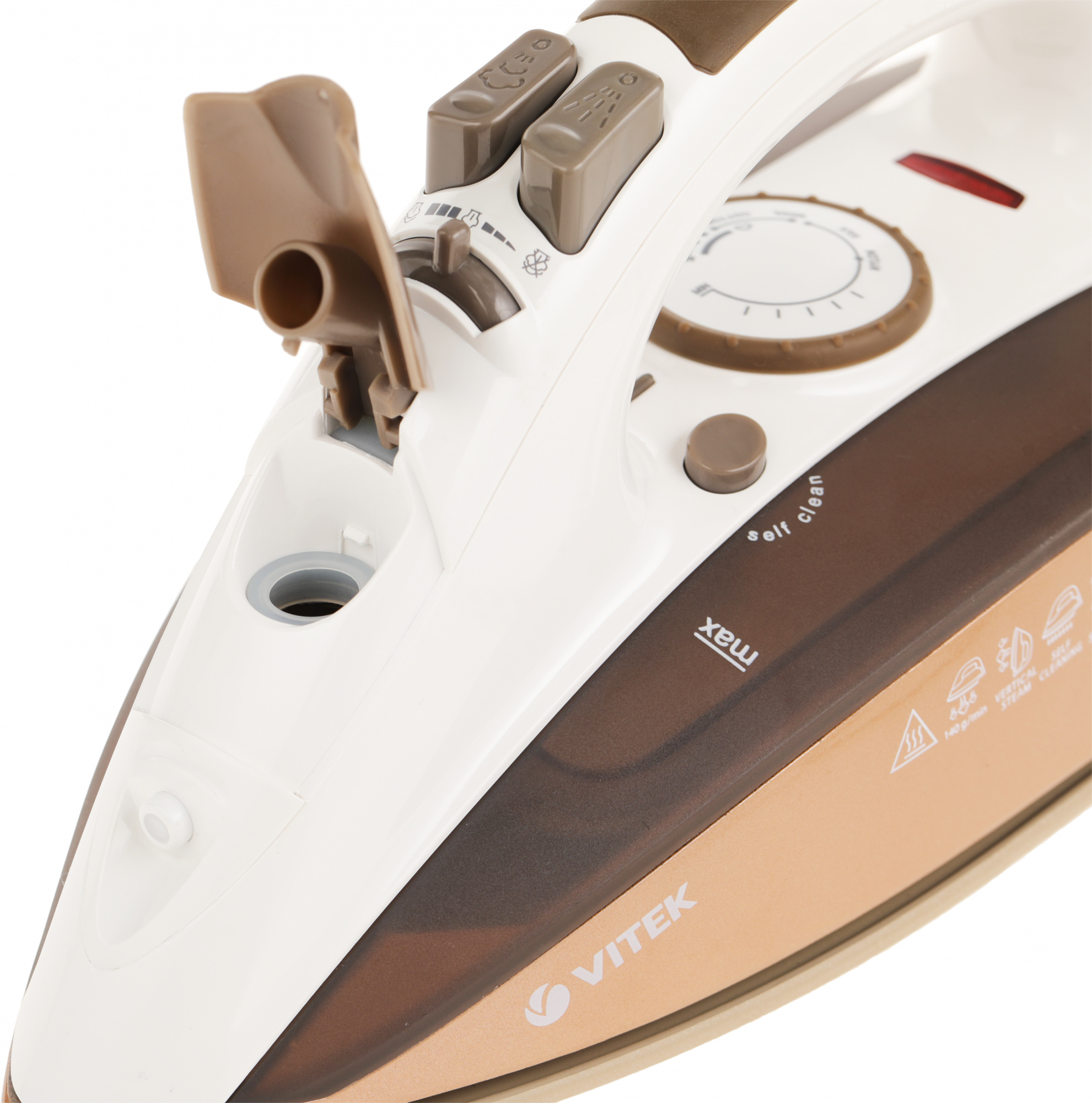 Утюг Vitek VT-1209 коричневый, фото 15