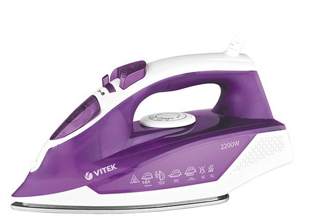 Утюг Vitek VT-8308 2200Вт фиолетовый/белый, превью предыдущего фото