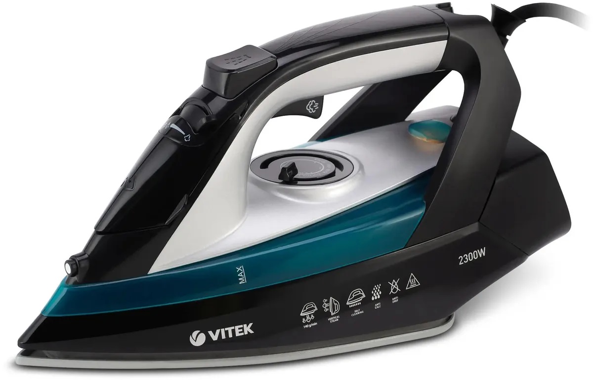 Утюг Vitek VT-8324 2300Вт черный/зеленый, фото 2