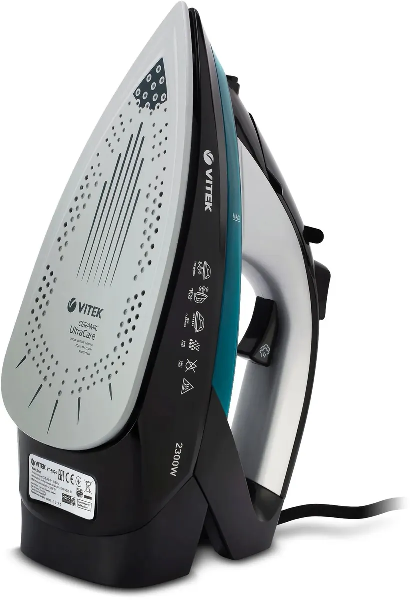 Утюг Vitek VT-8324 2300Вт черный/зеленый, фото 6
