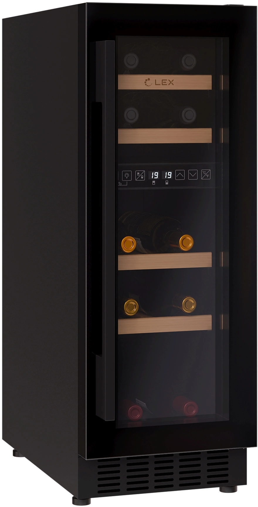 Винный шкаф Lex LWD3017BL dual zone, фото 5