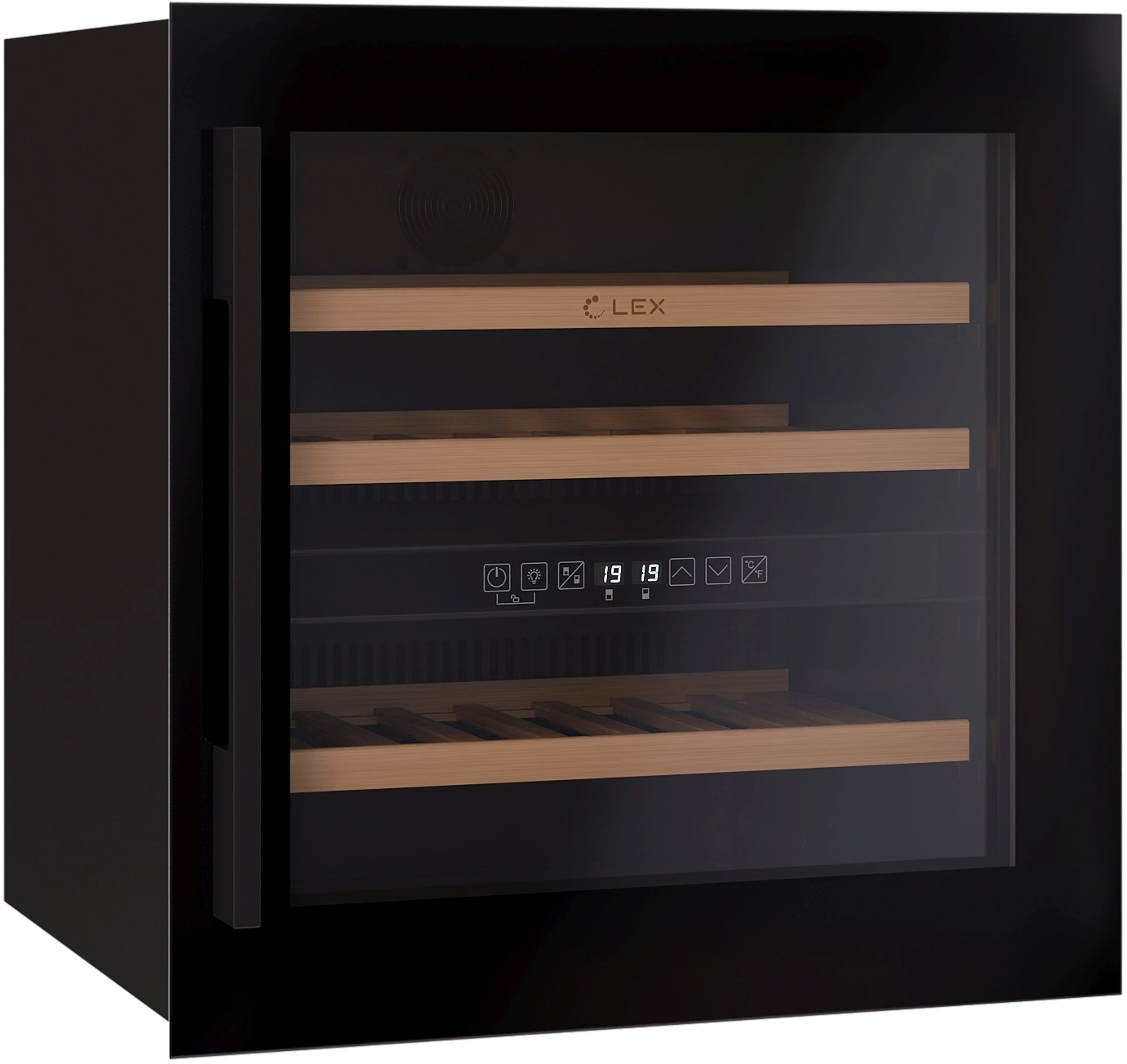 Винный шкаф Lex LWD6036BL dual zone, фото 5