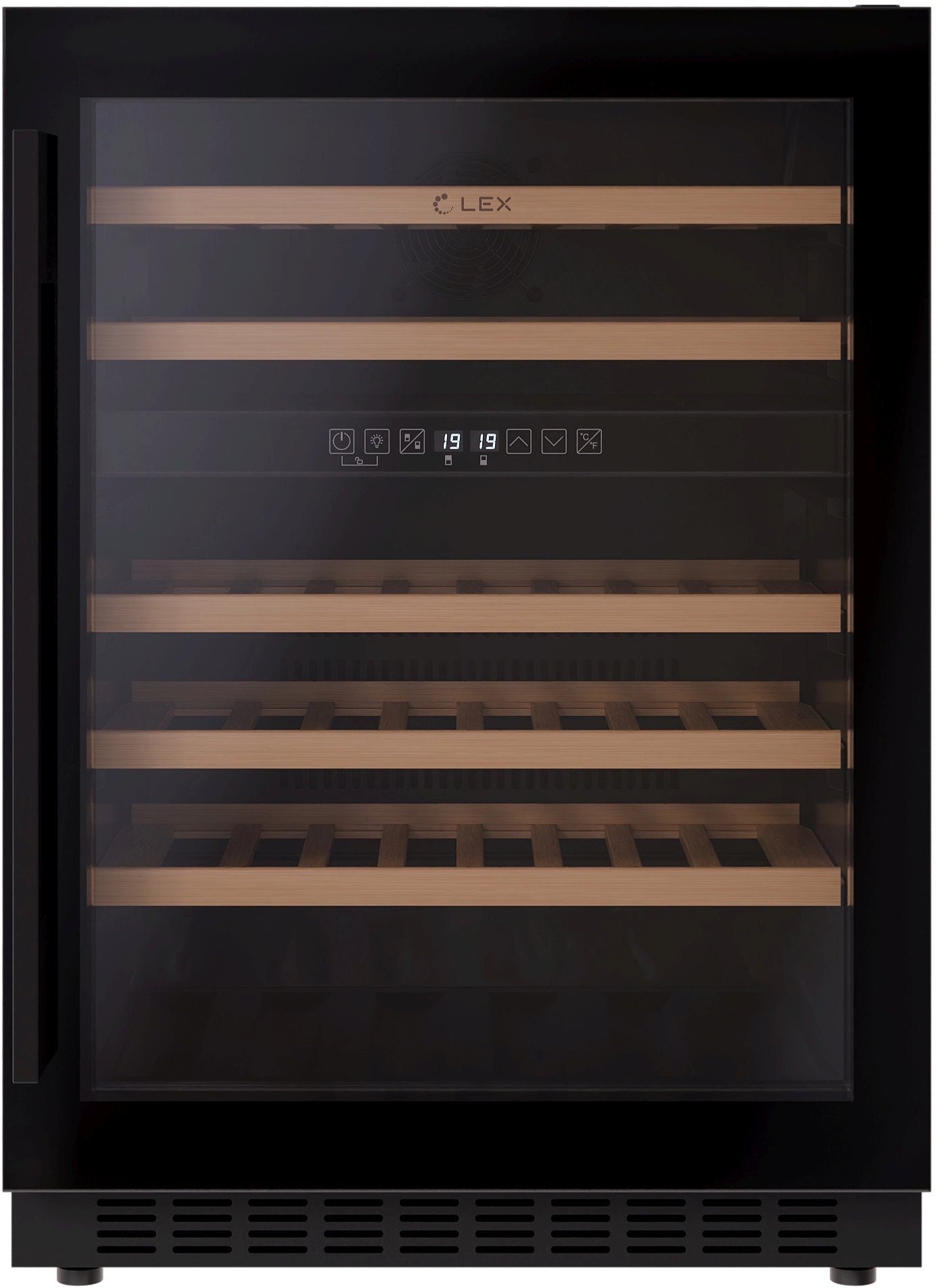 Винный шкаф Lex LWD6046BL dual zone, фото 6
